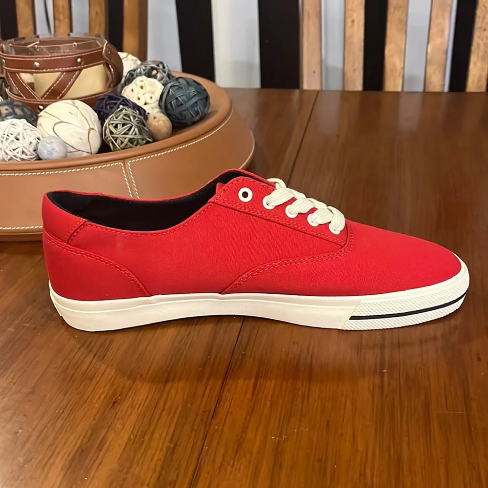 Polo Ralph Lauren CP93 Regatta Summer 92 Canvas Shoes Sneakers red Mens Size 12